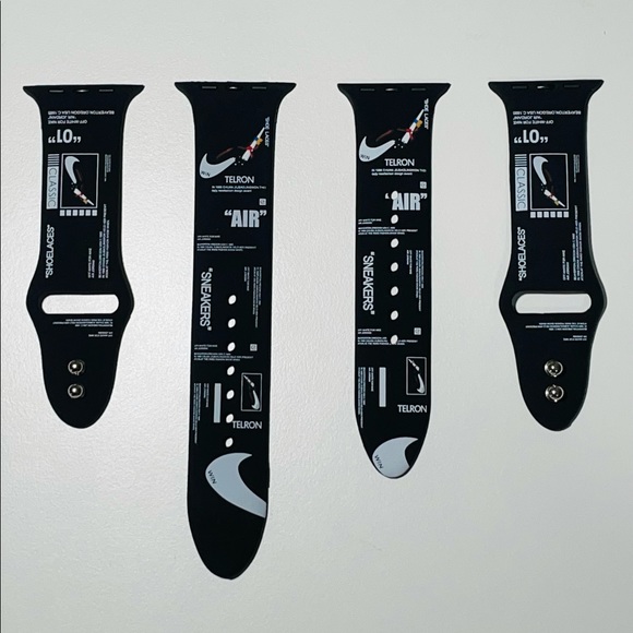 2 pcs Nike Silicone Wristlet Band for Apple Watch, T500+ - Picture 13 of 16